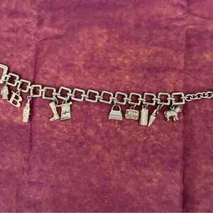 Burberry Signature Silver Charm Bracelet